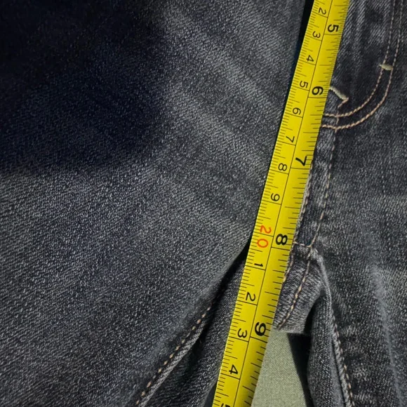 American Eagle Outfitters Dark Blue Flare Jeans - Picture 7 of 8